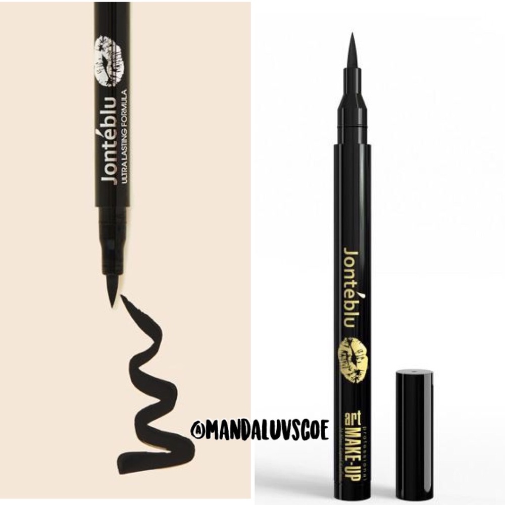 💗JONTEBLU Felt Tip Eyeliner Pencil Black